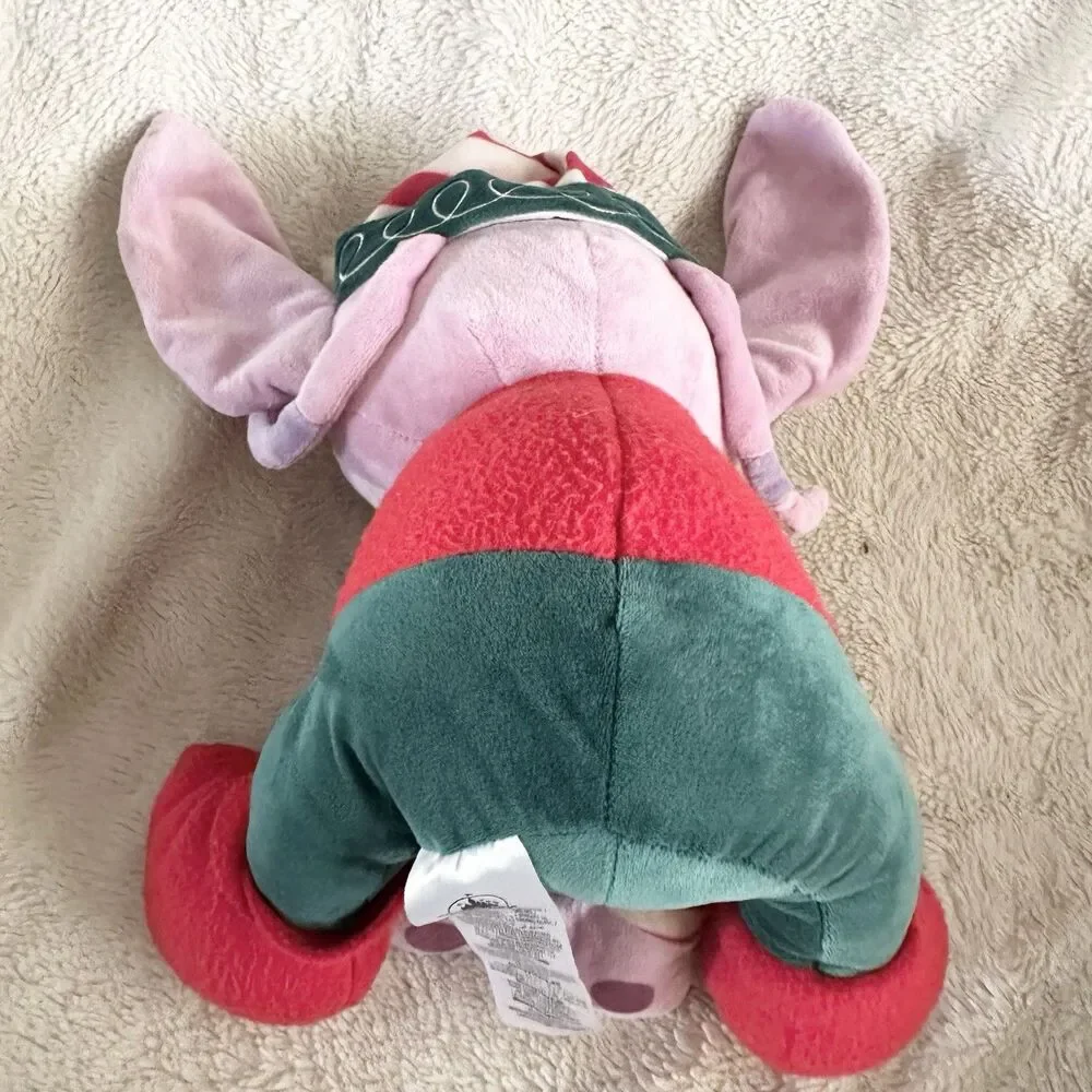 Disney Store Lilo Stitch Angel Purple Holiday Christmas Soft Toy Plush 12”